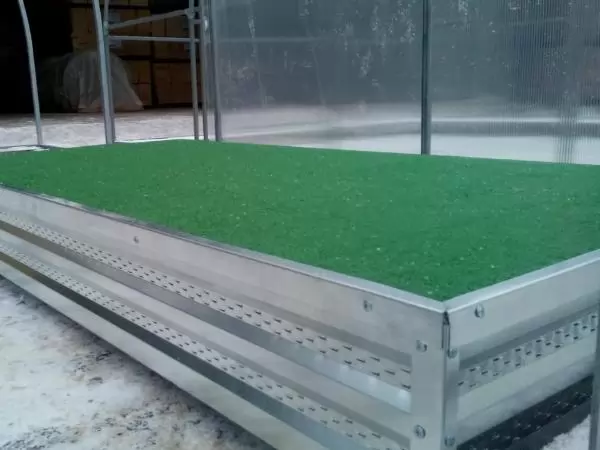 Комплект из 2 грядок для теплицы,длина 10 м