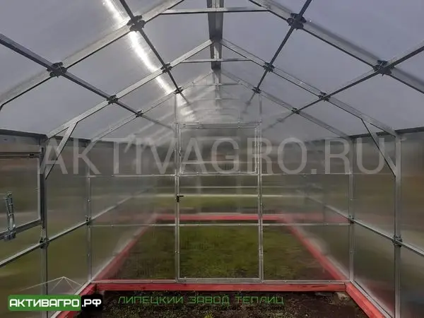 Перегородка для прямостенных теплиц с двухскатной крышей Перегородка для прямостенных теплиц с двухскатной крышей